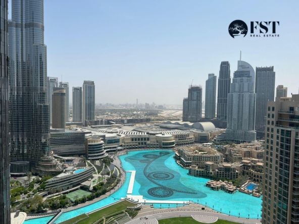 Stunning 3 BR+Maid l Full Fountains Views l Burj Khalifa View